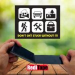 Travel Size Pocket Duct Tape 2-Pack – Compact Flat Small Mini Rolls - for Repair... - Image 5