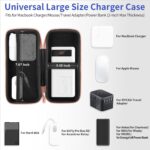 iMangoo Travel Essentials Electronics Organizer Charger Case Portable Dual Zippe... - Image 3