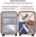 UKEIN Luggage Set with Backpack,Polycarbonate Carry On Luggage Airline Approved ... - Image 5