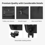 Finnhomy 50L Expandable Rolling Duffel Bag with Wheels Foldable Duffel Bag for T... - Image 4