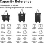 Finnhomy 50L Expandable Rolling Duffel Bag with Wheels Foldable Duffel Bag for T... - Image 5