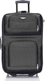Travel Select Amsterdam Softside Expandable Luggage with Rolling Wheels, Gray, 4... - Image 3
