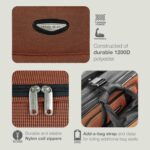 Travel Select Amsterdam Softside Expandable Luggage with Rolling Wheels, Gray, 4... - Image 5