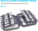 Lacdo Cord Organizer Travel, Cable Organizer Bag Case, Portable Electronics Orga... - Image 4