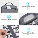 Lacdo Cord Organizer Travel, Cable Organizer Bag Case, Portable Electronics Orga... - Image 5