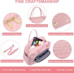 Travel Duffle Weekender Bags for Women - Weekend Bag Women with Shoe Compartment... - Image 5