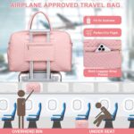 Travel Duffle Weekender Bags for Women - Weekend Bag Women with Shoe Compartment... - Image 7