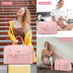 Travel Duffle Weekender Bags for Women - Weekend Bag Women with Shoe Compartment... - Image 8