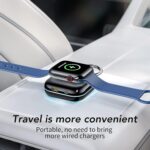 HUOTO Portable Charger for Apple Watch,Wireless Magnetic iWatch Charger 1200mAh ... - Image 4