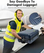 Lekesky 16 Inch Underseat Carry On Luggage Airline Approved, Hard Shell Suitcase... - Image 5