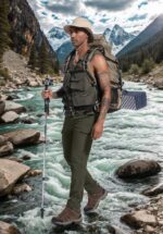 Men's Lightweight Hiking Cargo Work Pants Quick Dry Water Resistant Fishing Trav... - Image 4