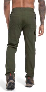 Men's Lightweight Hiking Cargo Work Pants Quick Dry Water Resistant Fishing Trav... - Image 5