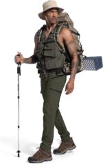 Men's Lightweight Hiking Cargo Work Pants Quick Dry Water Resistant Fishing Trav... - Image 9