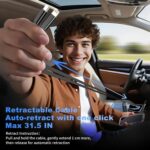 Retractable Car Charger, 84W Car Charger USB C 4 in 1, Car Accessories Fast Char... - Image 4