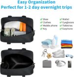 Small Gym Bag 14 inch lightweight Carry On Mini Duffel Bag for Travel Sport - Bl... - Image 5