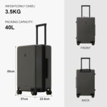 LEVEL8 Elegance Carry-on Suitcase, 20 Inch Carry on Luggage, Hardside Large Suit... - Image 6