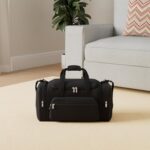 Sports Duffel Bag 20 inch for Travel Gym - Black - Image 3