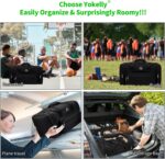 Sports Duffel Bag 20 inch for Travel Gym - Black - Image 4