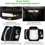 Sports Duffel Bag 20 inch for Travel Gym - Black - Image 6