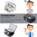 Lanola Travel Cable Organizer Bag, Electronic Accessories Case Portable Double L... - Image 6