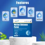 16ct Motion Sickness Patches – Sea Sickness Patches for Cruise, Car, Airplane, a... - Image 4
