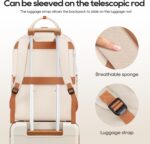 imiomo Hard Shell 20 Inch Carry on Luggage 3 Piece Set with Travel Backpack, Lig... - Image 7