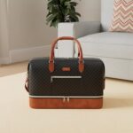 Weekender Bag for Women, Travel Duffel Bag Carry On Overnight Bag with Shoe Comp... - Image 3