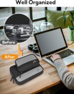 MATEIN Cord Organizer Travel Case 2 Pack, Water Resistant Tech Organizer Pouch f... - Image 3