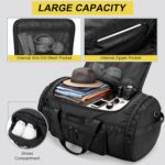 Large Travel Duffle Backpack for Men Women with Shoes Compartment, 45L/60L/90L W... - Image 5