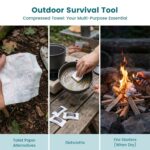 LOVEINUSA 360PCS Compressed Towels, Bulk D isposable Towels for Face Portable Wa... - Image 6