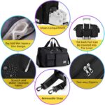 FIORETTO Women's Gym Duffle Bag with Shoes Compartment, 37L Capacity, Ideal for ... - Image 6