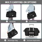 FIORETTO Women's Gym Duffle Bag with Shoes Compartment, 37L Capacity, Ideal for ... - Image 7