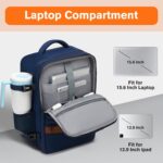 Smart Suitcase-style Laptop Backpack, 25L / 35L Practical Travel Bag for Work, L... - Image 4