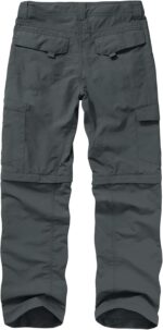 Mens Hiking Pants Convertible Lightweight Quick Dry Zip Off Fishing Safari Campi... - Image 3