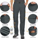 Mens Hiking Pants Convertible Lightweight Quick Dry Zip Off Fishing Safari Campi... - Image 7