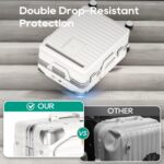 Joyway 20 Inch Carry on Luggage with Aluminium Frame and Front Pocket, PC Hardsh... - Image 6