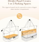 Missnine Weekender Bag for Women, Foldie Travel Bag Expandable with Shoes Compar... - Image 4