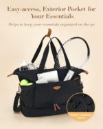 Missnine Weekender Bag for Women, Foldie Travel Bag Expandable with Shoes Compar... - Image 5