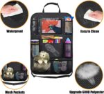 Car Backseat Organizer with 10" Table Holder, 9 Storage Pockets Seat Back Protec... - Image 3