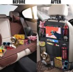 Car Backseat Organizer with 10" Table Holder, 9 Storage Pockets Seat Back Protec... - Image 4
