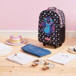 Disney Kids Rolling Luggage 16×11 in, 16‑L Carry‑On Suitcase with Wheels, Foldab... - Image 3