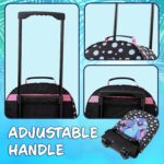 Disney Kids Rolling Luggage 16×11 in, 16‑L Carry‑On Suitcase with Wheels, Foldab... - Image 4