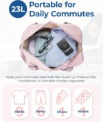 BAGSMART Personal Item Travel Bag For Spirit Airlines, 23L Lightweight Gym Bag f... - Image 5