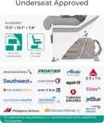 BAGSMART Small Underseat Carry on Luggage with Wheels, 16 inch Small Under Seat ... - Image 3