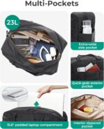 BAGSMART Gym Bag for Women, Carry on Travel Duffel Bag, Water-resistant Weekende... - Image 4