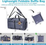 Bago Large Foldable Duffel Bags for Traveling Women & Men - 80L Packable Duffle ... - Image 4