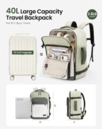 LOVEVOOK Travel Backpack for Women & Men, 40L Large Airline Approved Carry on Ba... - Image 4