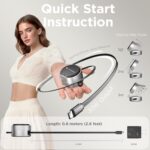 Qi2 Magnetic Wireless Charger Stand Station, Portable Travel Charging Station, 1... - Image 4