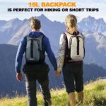 Seektop 15L Small Hiking Backpack for Women Men, Lightweight Hiking Packable Day... - Image 8