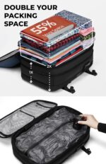 AirVault Vacuum Seal Travel Backpack 60L with Expandable HyperSeal Air Compressi... - Image 5